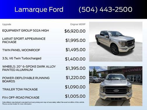 ICONIC SILVER METALLIC 2021 Ford F-150 LARIAT