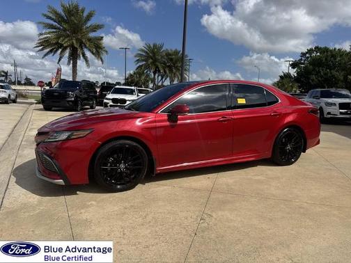 Red 2022 Toyota Camry XSE