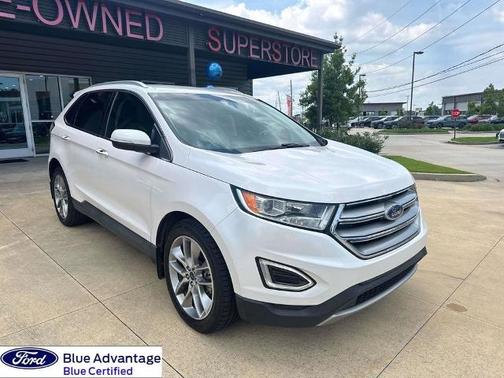 WHITE PLATINUM MET TRI-COAT 2018 Ford Edge TITANIUM