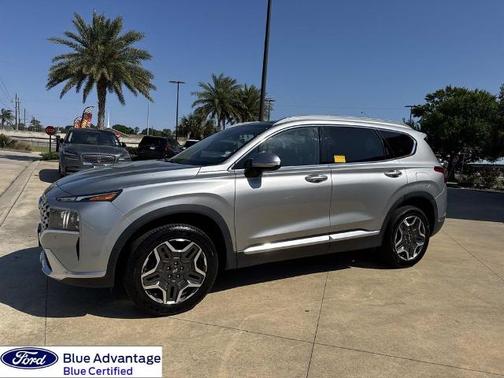 Shimmering Silver Pearl 2023 Hyundai SANTA FE LIMITED
