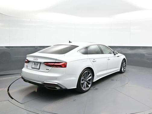 Glacier White Metallic 2023 Audi A5 Sportback 45 S Line Premium Plus