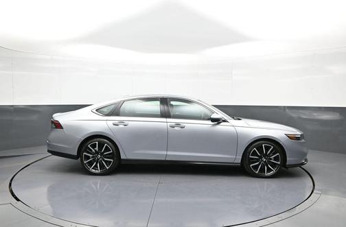 Solar Silver Metallic 2025 Honda Accord Hybrid Touring