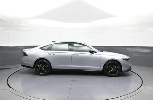 Solar Silver Metallic 2025 Honda Accord Hybrid Sport-L