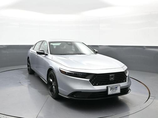 Solar Silver Metallic 2025 Honda Accord Hybrid Sport-L