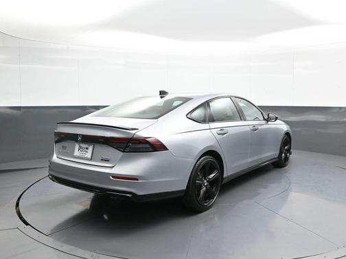Solar Silver Metallic 2025 Honda Accord Hybrid Sport-L
