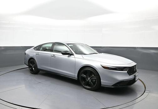 Solar Silver Metallic 2025 Honda Accord Hybrid Sport-L