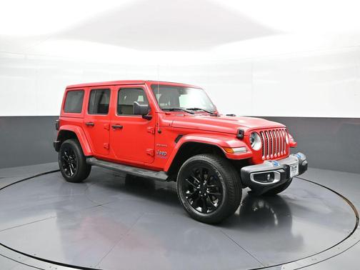 Firecracker Red Clearcoat 2022 Jeep Wrangler Unlimited 4xe Sahara
