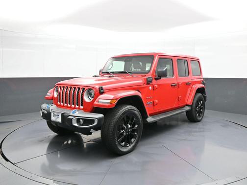 Firecracker Red Clearcoat 2022 Jeep Wrangler Unlimited 4xe Sahara