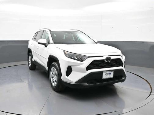 Super White 2019 Toyota RAV4 LE