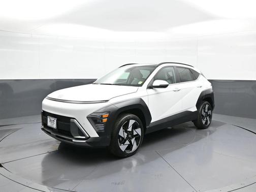 Atlas White 2024 Hyundai KONA Limited