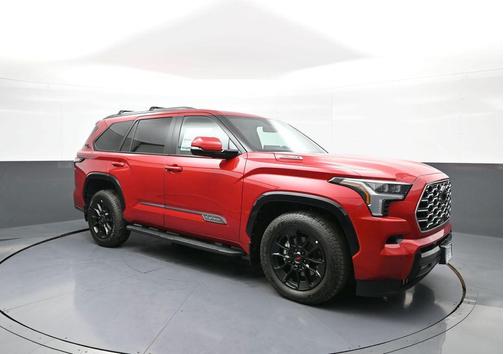 Supersonic Red 2025 Toyota Sequoia Platinum