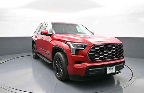 Supersonic Red 2025 Toyota Sequoia Platinum