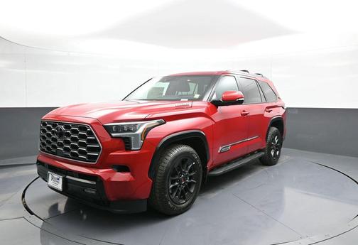 Supersonic Red 2025 Toyota Sequoia Platinum