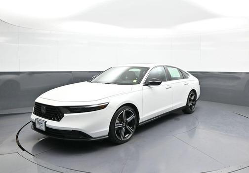Platinum White Pearl 2024 Honda Accord Hybrid Sport