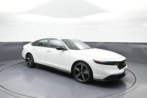 Platinum White Pearl 2024 Honda Accord Hybrid Sport