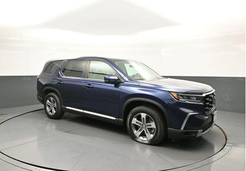 Obsidian Blue Pearl 2023 Honda Pilot AWD EX-L 8 Passenger