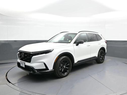 Platinum White Pearl 2023 Honda CR-V Hybrid Sport AWD