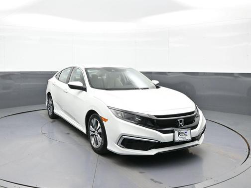 Platinum White Pearl 2019 Honda Civic LX