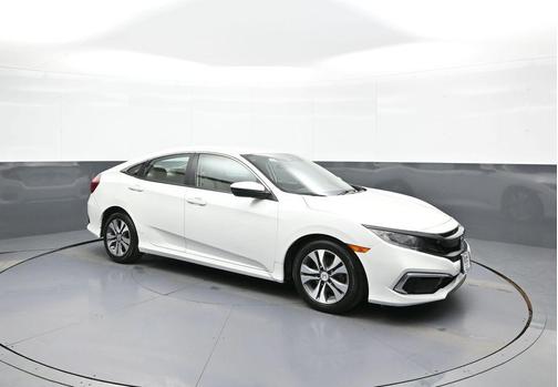 Platinum White Pearl 2019 Honda Civic LX