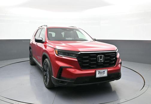 Radiant Red Metallic II 2025 Honda Pilot Black Edition