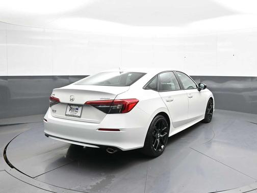 Platinum White Pearl 2024 Honda Civic Sport