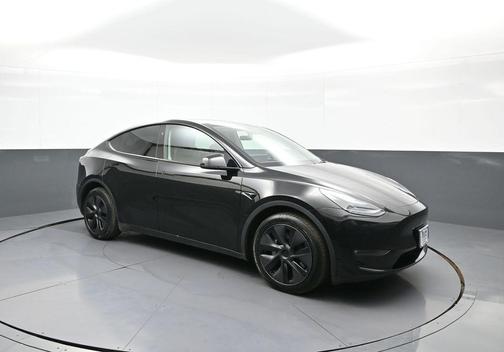Solid Black 2025 Tesla Model Y Long Range Dual Motor All-Wheel Drive
