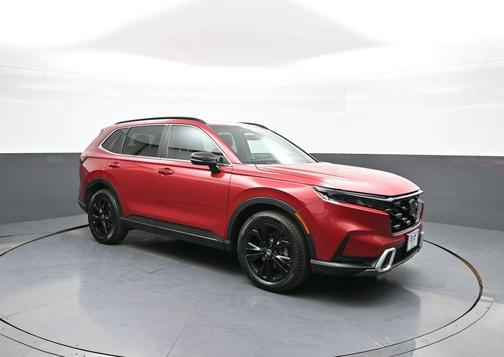 Radiant Red Metallic 2025 Honda CR-V Hybrid Sport Touring AWD