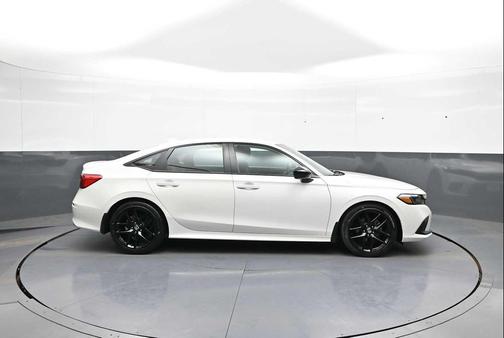 Platinum White Pearl 2024 Honda Civic Sport