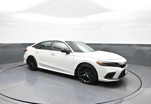 Platinum White Pearl 2024 Honda Civic Sport