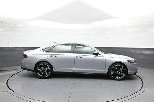 Solar Silver Metallic 2025 Honda Accord Hybrid Sport