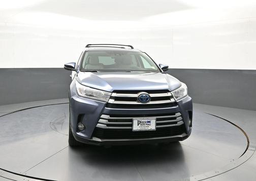 Shoreline Blue Pearl 2017 Toyota Highlander Hybrid Platinum