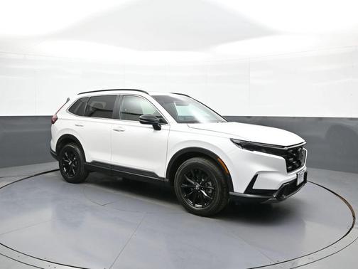 Platinum White Pearl 2025 Honda CR-V Hybrid Sport AWD
