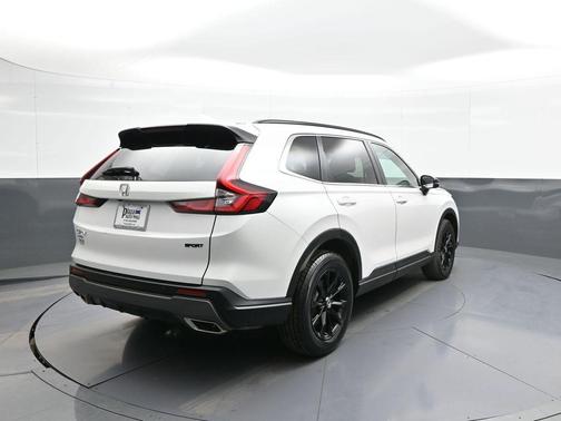 Platinum White Pearl 2025 Honda CR-V Hybrid Sport AWD