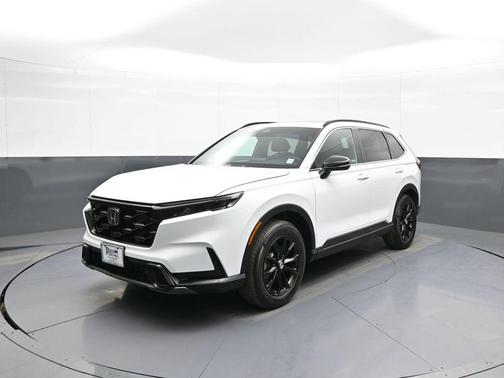 Platinum White Pearl 2025 Honda CR-V Hybrid Sport AWD