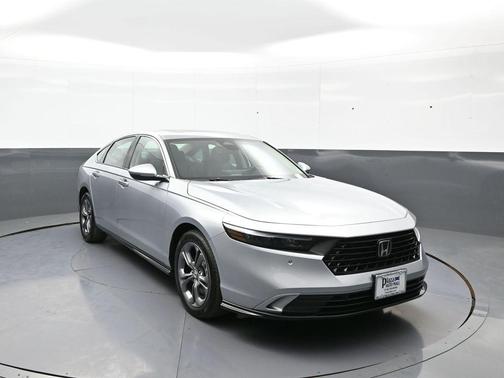 Solar Silver Metallic 2025 Honda Accord Hybrid EX-L