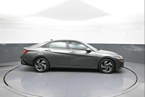 Amazon Gray 2024 Hyundai ELANTRA HEV Limited