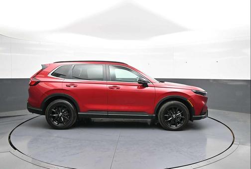 Radiant Red Metallic 2025 Honda CR-V Hybrid Sport AWD