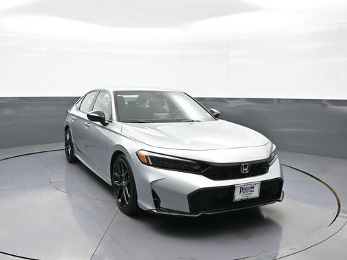 Solar Silver Metallic 2025 Honda Civic Sport