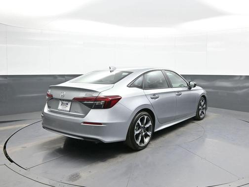 Solar Silver Metallic 2025 Honda Civic Hybrid Sport