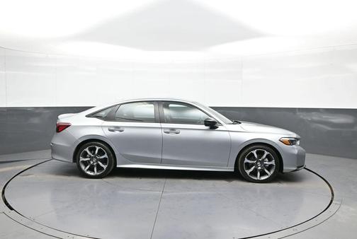 Solar Silver Metallic 2025 Honda Civic Hybrid Sport