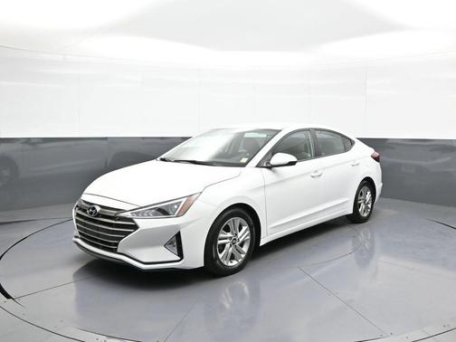 Quartz White Pearl 2019 Hyundai ELANTRA SEL