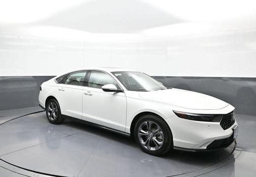 Platinum White Pearl 2024 Honda Accord Hybrid EX-L