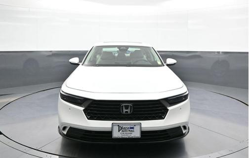 Platinum White Pearl 2024 Honda Accord Hybrid EX-L