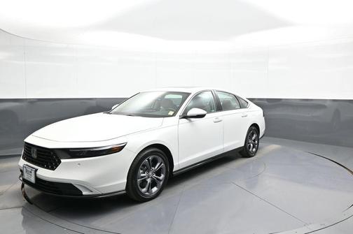 Platinum White Pearl 2024 Honda Accord Hybrid EX-L