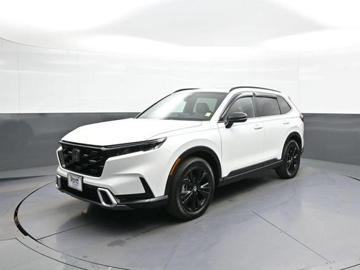 Platinum White Pearl 2024 Honda CR-V Hybrid Sport Touring AWD