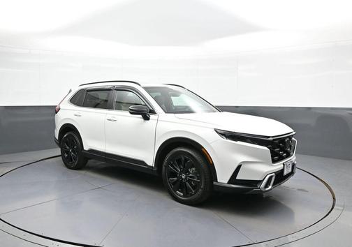 Platinum White Pearl 2024 Honda CR-V Hybrid Sport Touring AWD