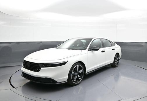 Platinum White Pearl 2024 Honda Accord Hybrid Sport