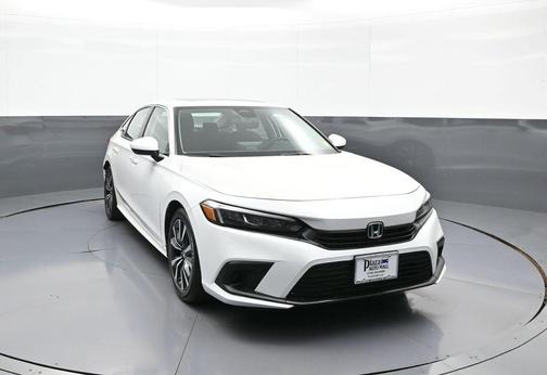 Platinum White Pearl 2024 Honda Civic EX