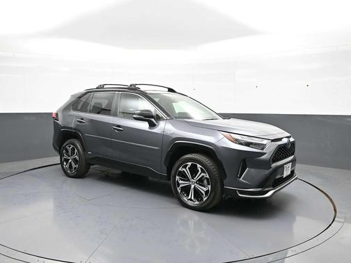 Silver Sky Metallic/Midnight Black Metallic 2023 Toyota RAV4 Prime XSE