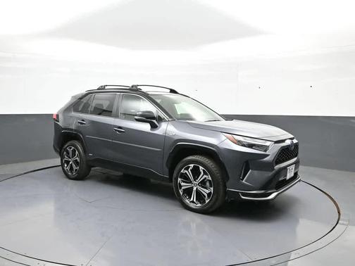 Silver Sky Metallic/Midnight Black Metallic 2023 Toyota RAV4 Prime XSE